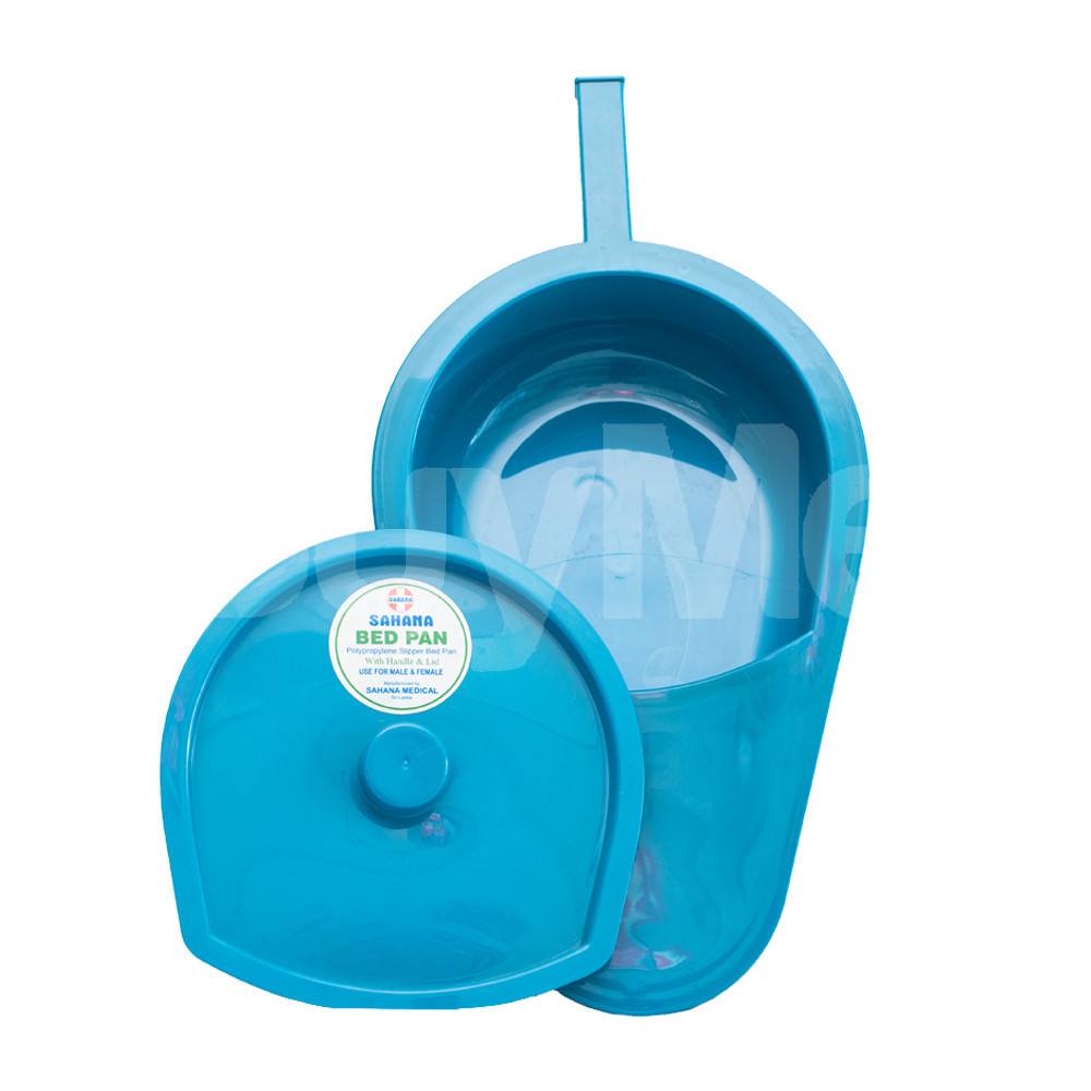 BED PAN WITH HANDLE