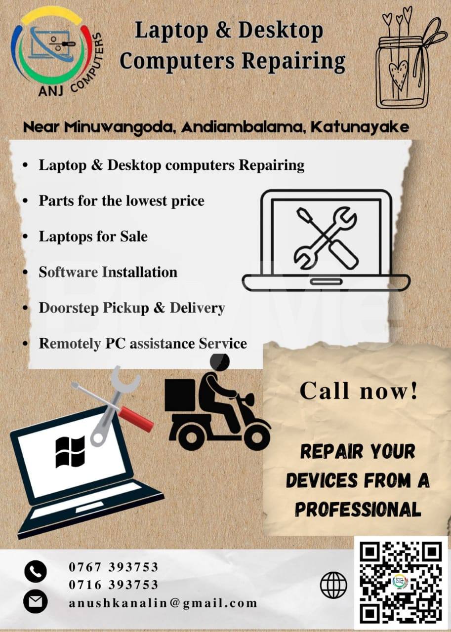 LAPTOP & DESKTOP COMPUTER REPAIRING