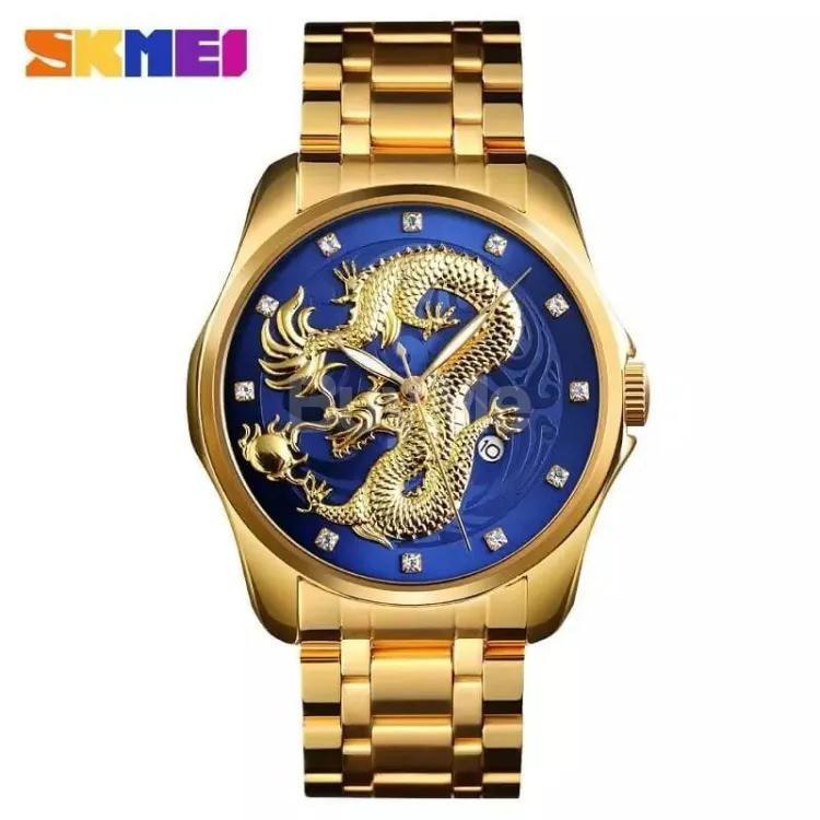 SKMEI GOLDEN DRAGON MENS WATCH