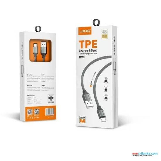 LDNIO LS441 - TYPE C FAST CHARGING CABLE 1M