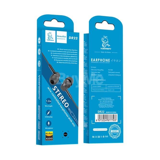 VDENMENV DR22 EARPHONE