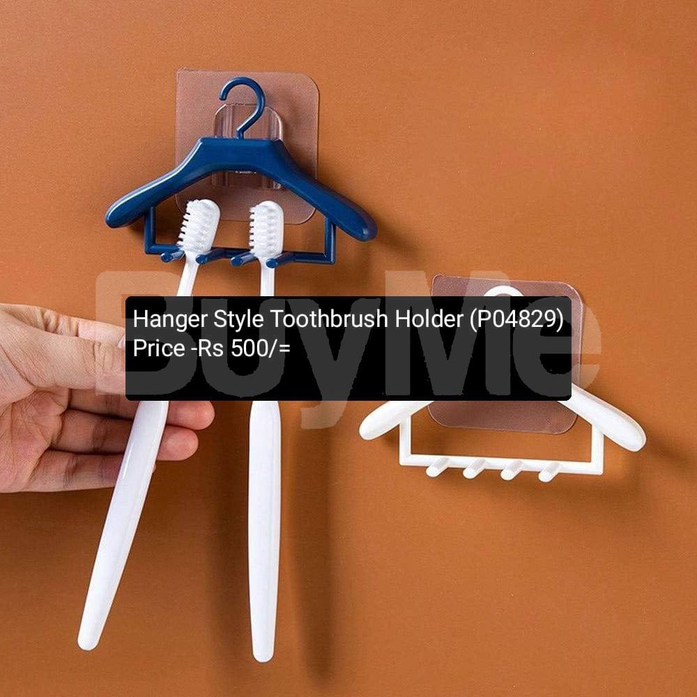 HANGER STYLE TOOTHBRUSH HOLDER