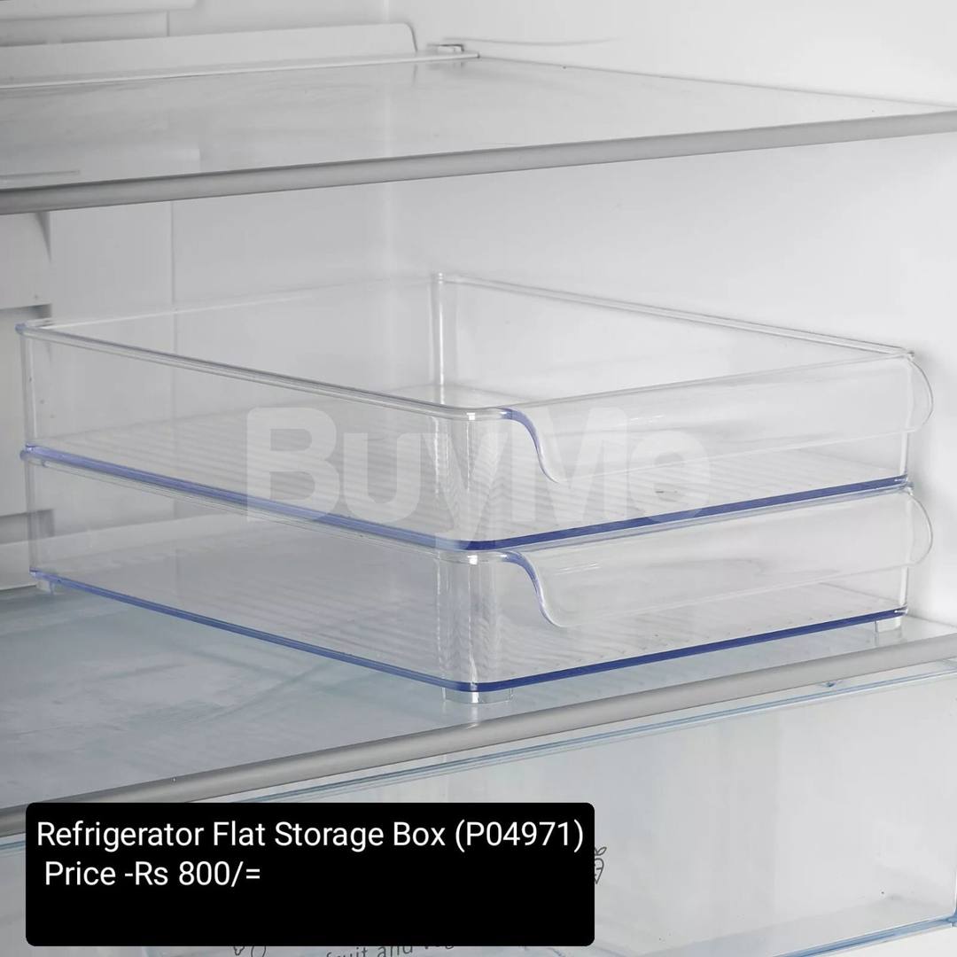 REFRIDGERATOR FLAT STORAGE TRAYS
