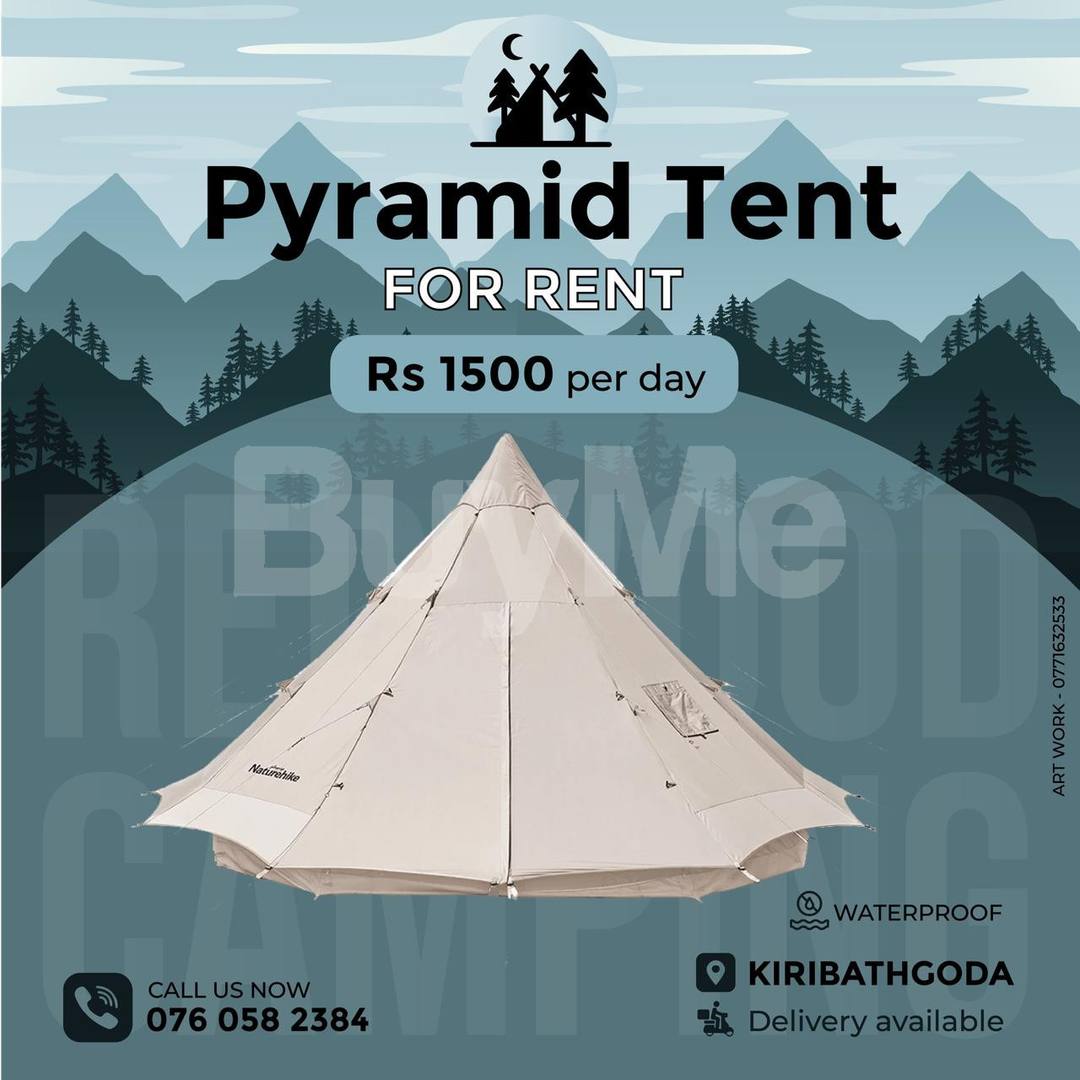 PYRAMID CAMPING TENT - RENT