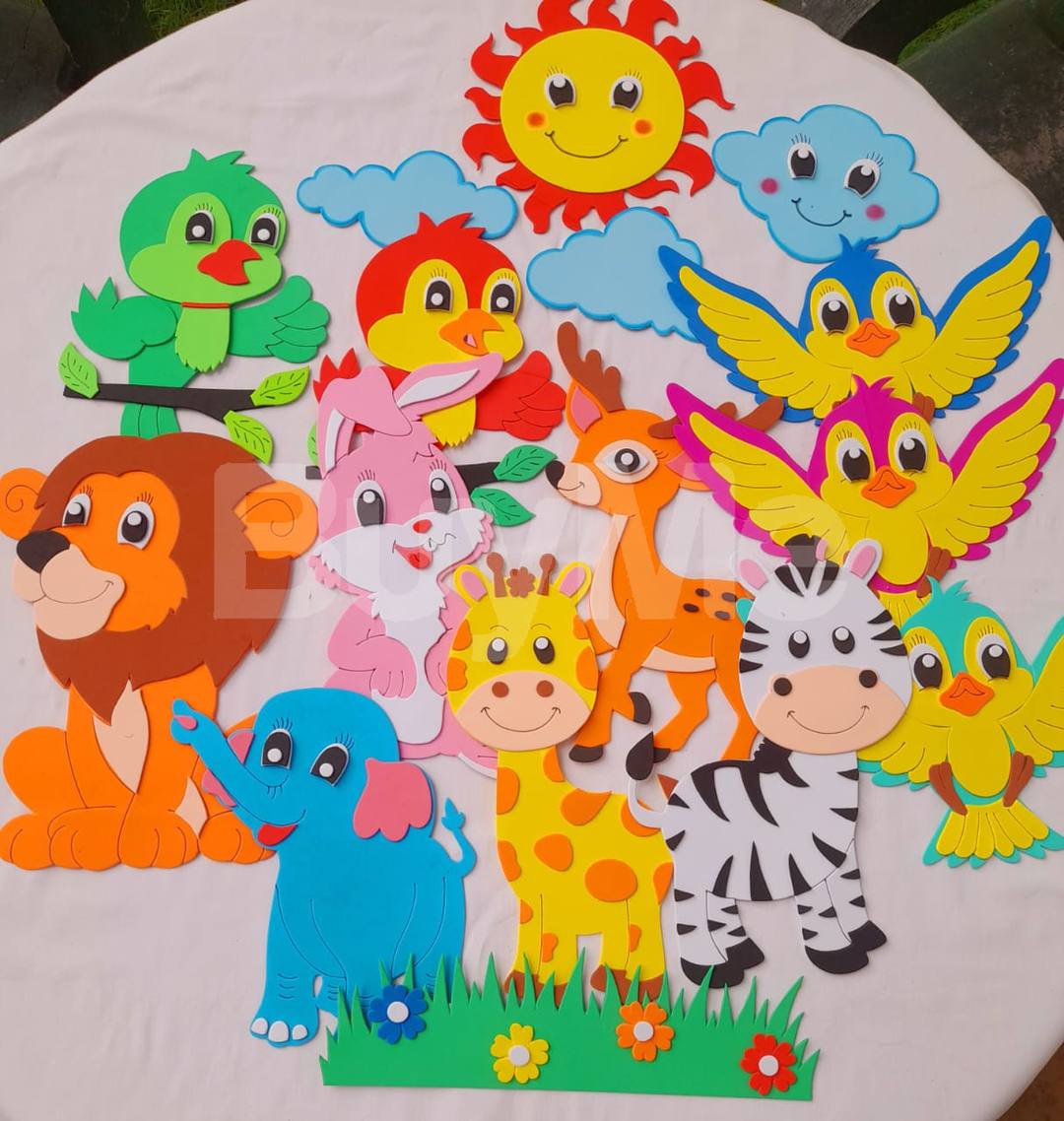 HAPPY CRAFT ANIMAL PATTERN - KIDS ITEMS