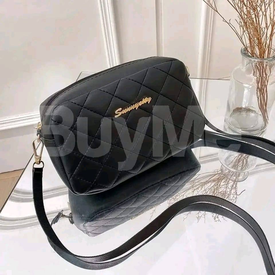 GIRLS LUXURY SIDE BAG - BLACK