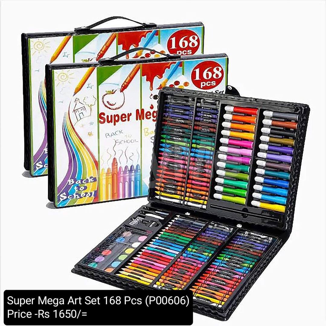 SUPER MEGA ART SET - 168 PCS