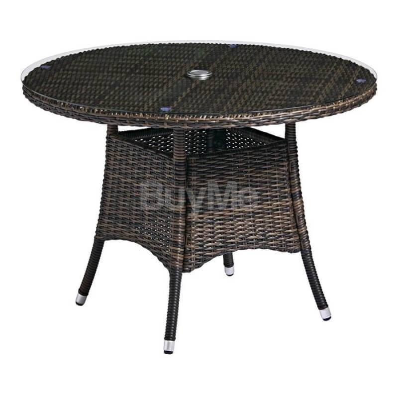 RIVA OUTDOOR RATTAN DINING TABLE