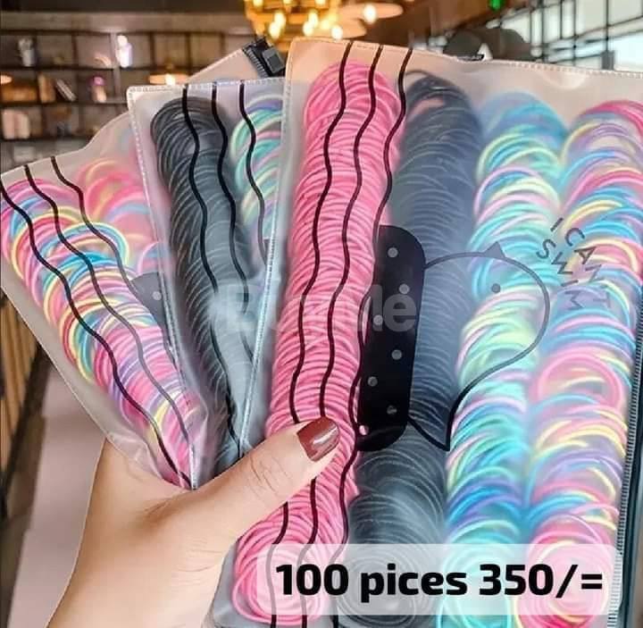 GIRLS MULTI COLOR SMALL HAIR TIE BANDS