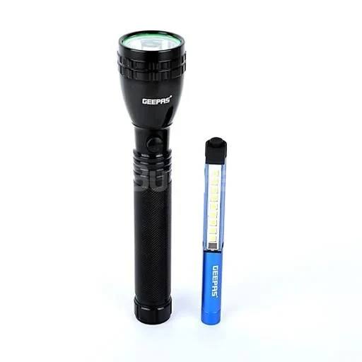 GEEPAS RECHARGEABLE WATERPROOF LED FLASHLIGHT – GFL4647N