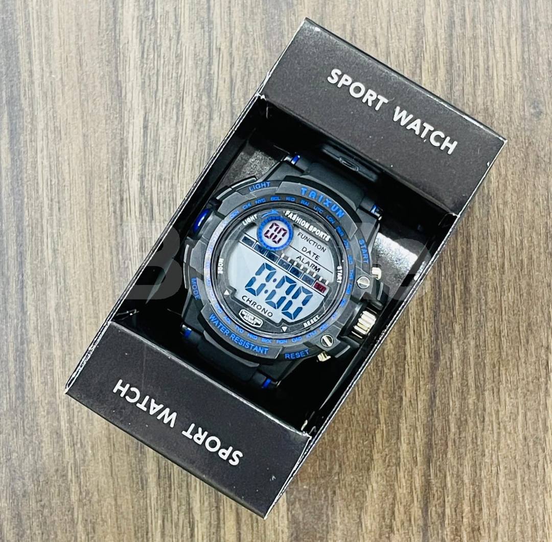 TAIXUN DIGITAL WATCH - BLUE & BLACK
