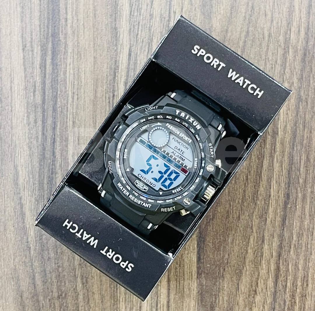 TAIXUN DIGITAL WATCH - BLACK & WHITE