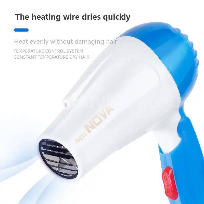 MINI 1000W HAIR DRYER - BLUE