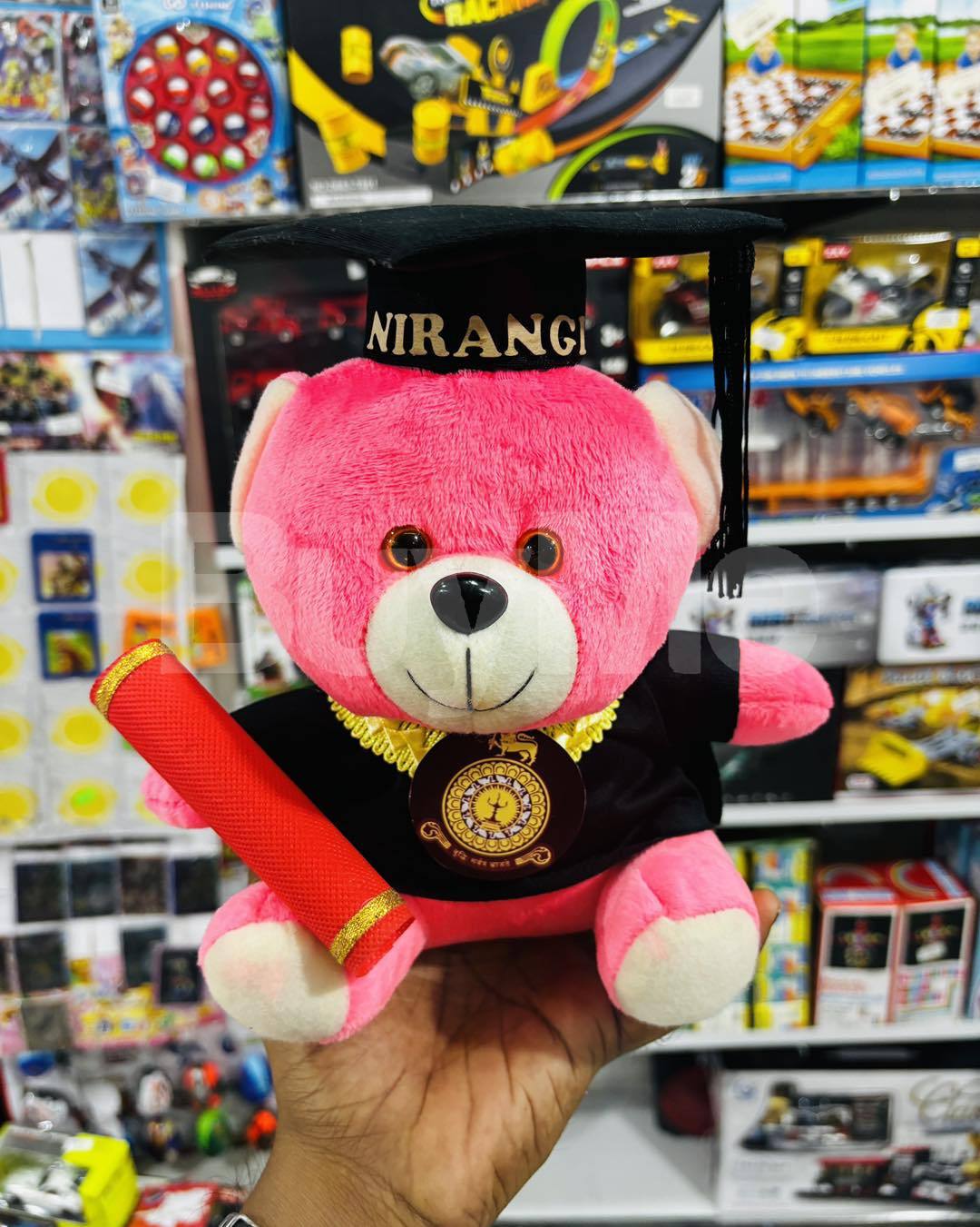 GRADUATION TEDDY BEAR GIFT | UNIVERSITY CONVOCATION GIFT | DIPLOMA GIFT - TEDDY BEAR DESIGN (24CM)