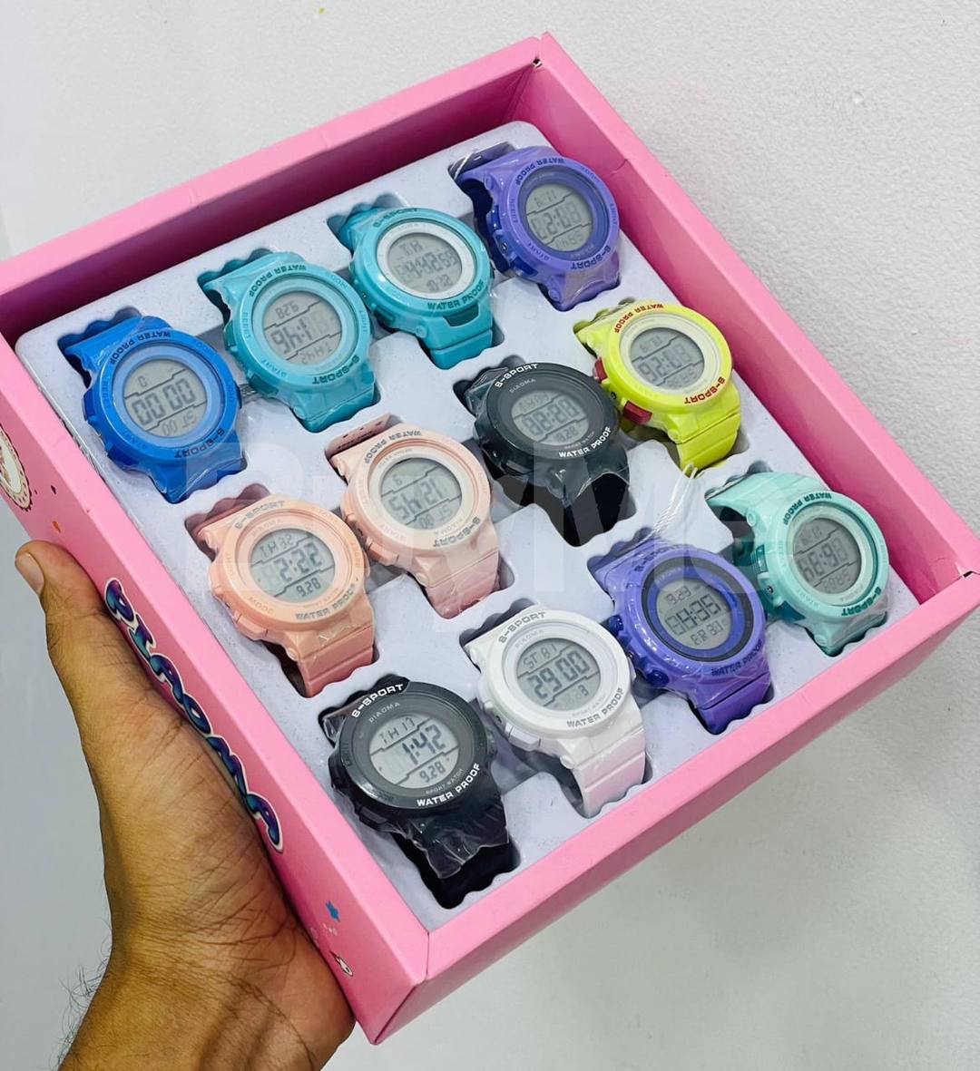 PIAOMA DIGITAL RUBBER STRAP ROUND WATCH FOR KIDS