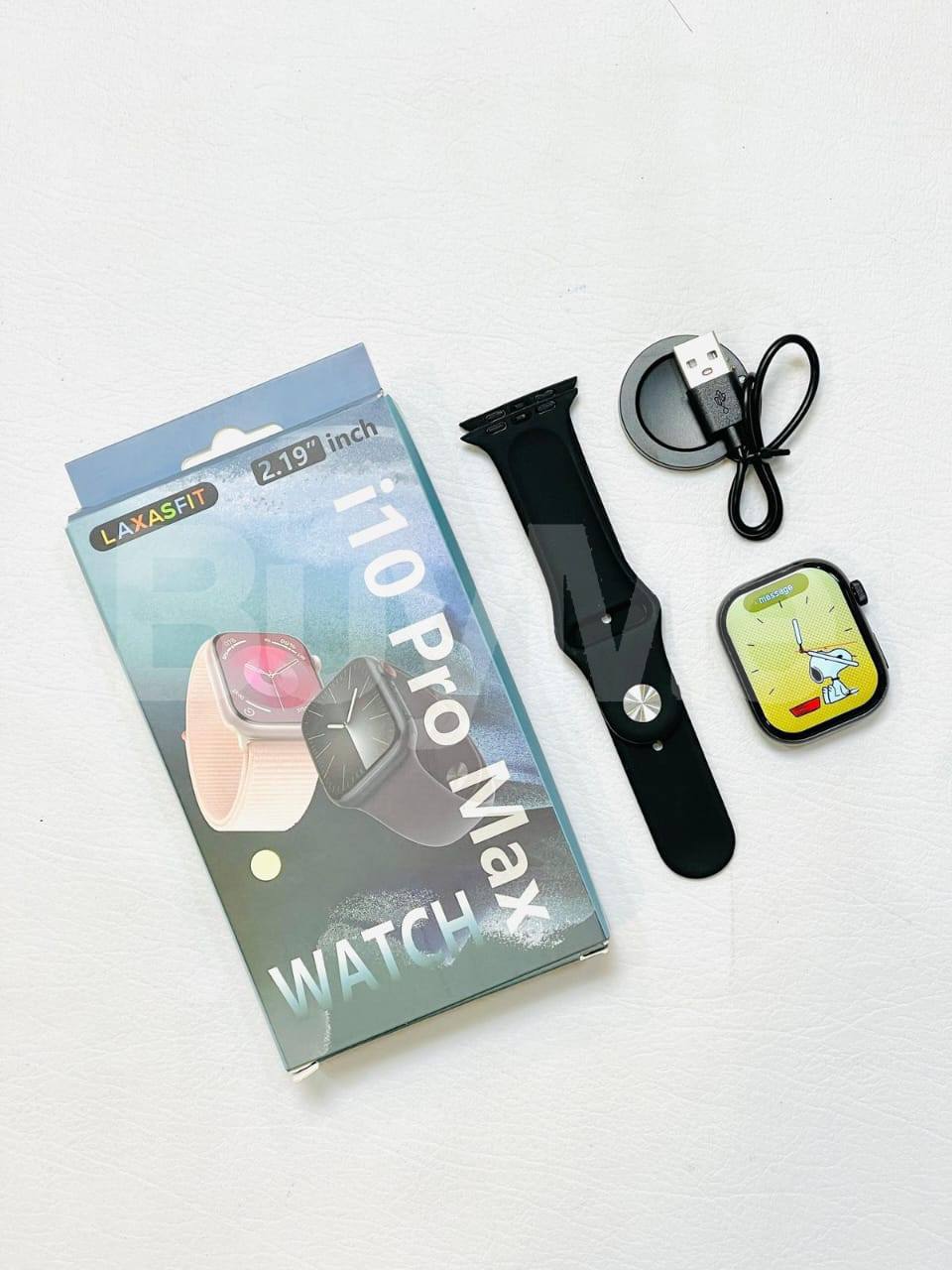 I10 PRO MAX SMART WATCH UNISEX - BLACK