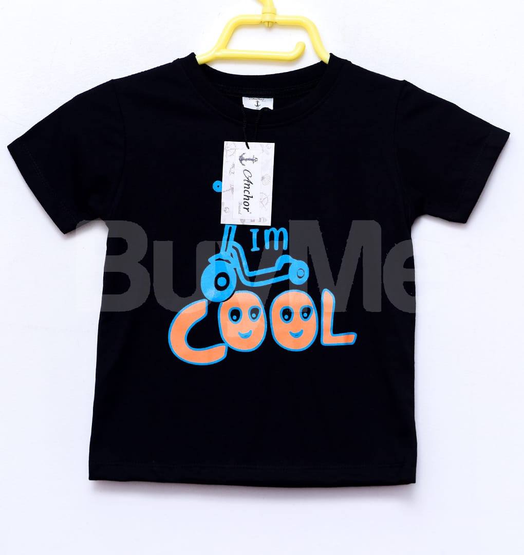 CASUAL KID TSHIRT - BLACK