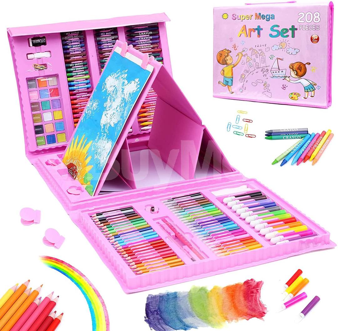 SUPER MEGA ART SET 208 PCS (P00607)