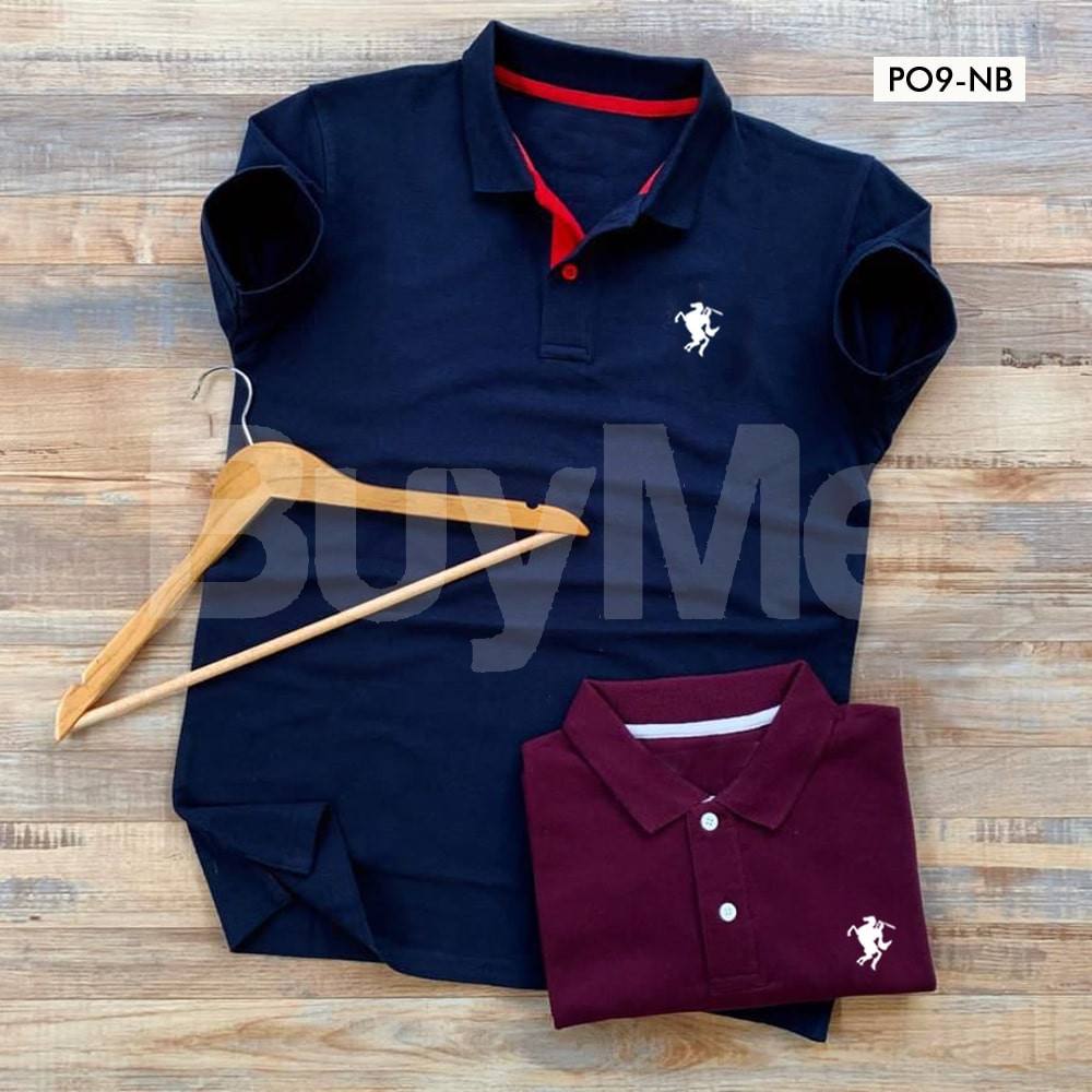 MENS POLO T-SHIRT - NAVY BLUE