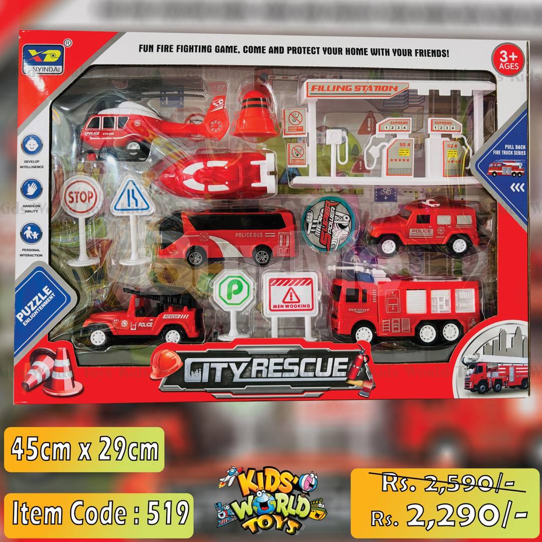 FUN FIRE FIGHTING GAME TOY SET