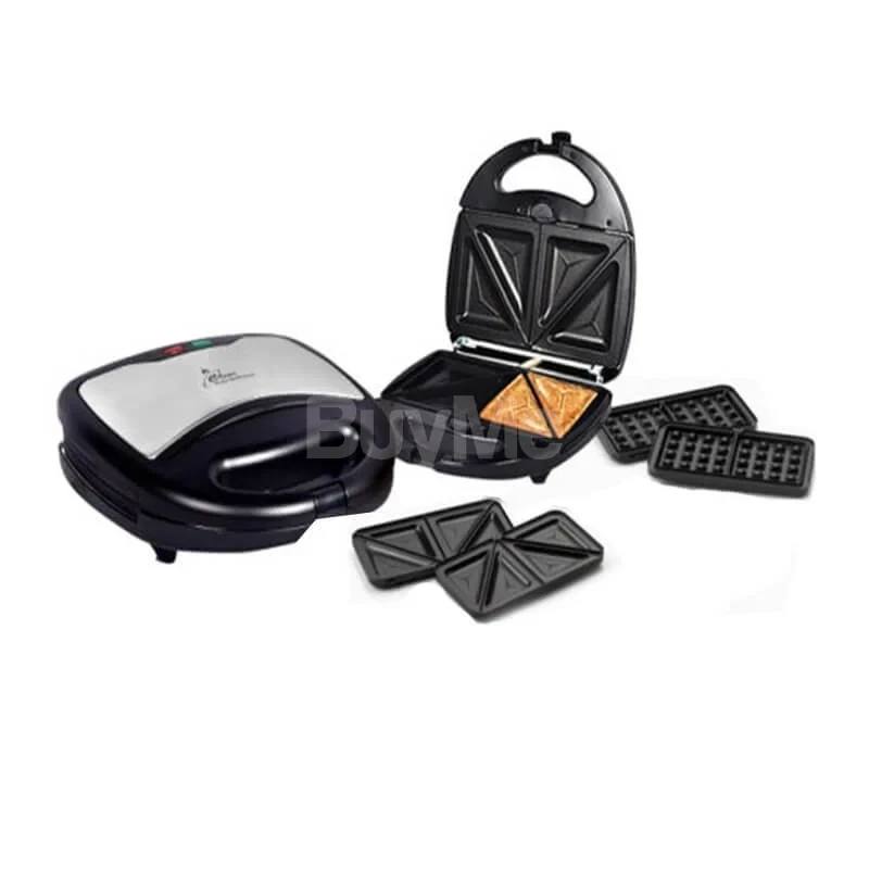 CLEAR SANDWICH AND WAFFLE MAKER