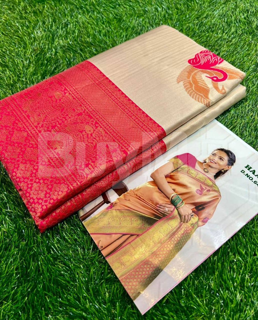 FANCY COTTON SAREES - PINK