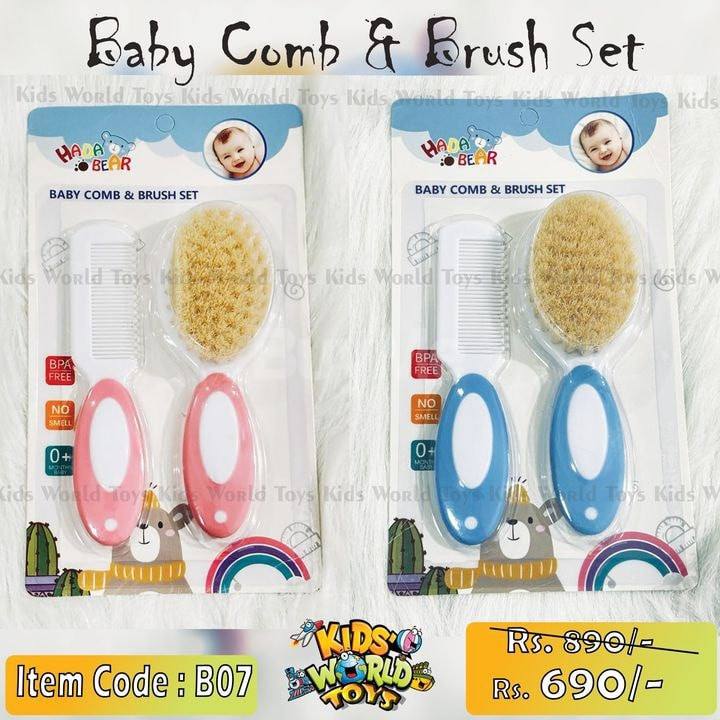 BABY COMB AND BRUSH SET