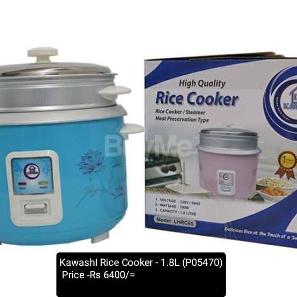 KAWASHI RICE COOKER - 1.8 L