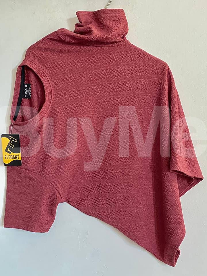 POPCORN EMBOSS T-SHIRT - PINK