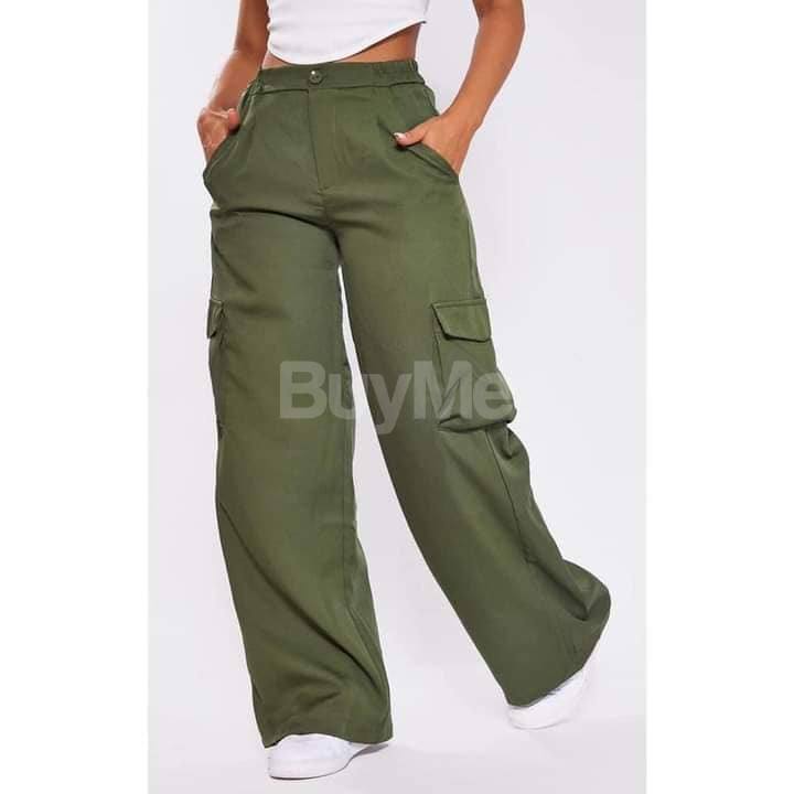 CARGO PANT - OLIVE GREEN