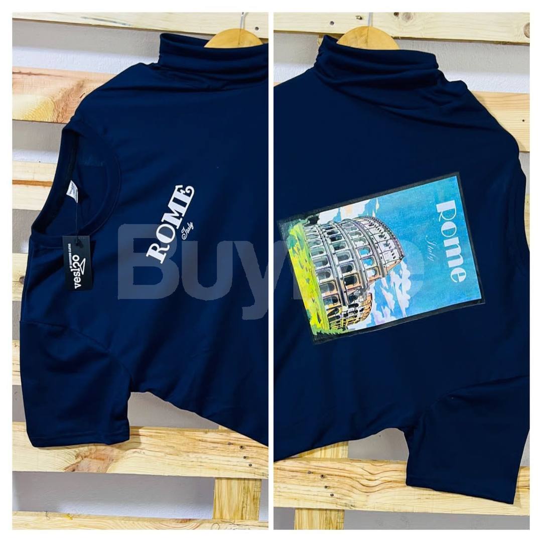 ROME LOGO TSHIRT - DARK BLUE