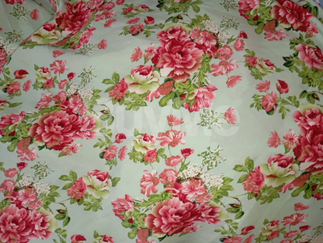 LADIES CLOTHING - PRINTED FLOWER MATERIAL