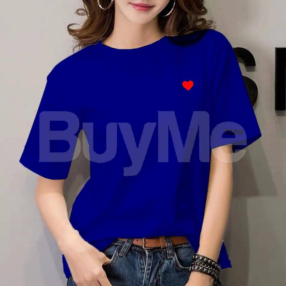 COUPLE CASUAL TSHIRT - DARK BLUE