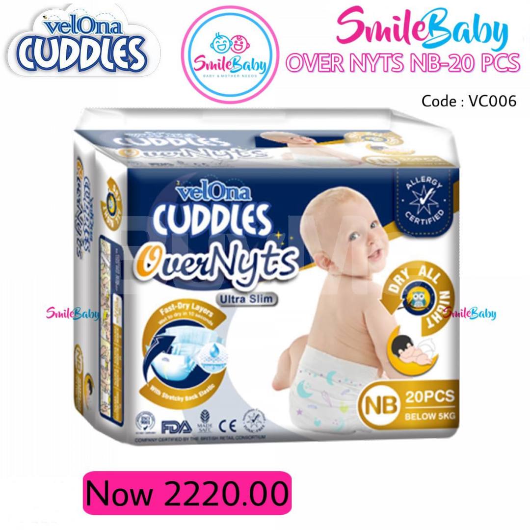 VELONA CUDDLES OVER NYTS 20 PCS