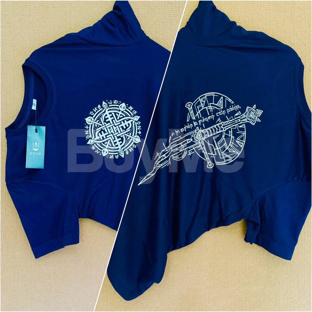 PRINTED CASUAL TSHIRT - DARK BLUE