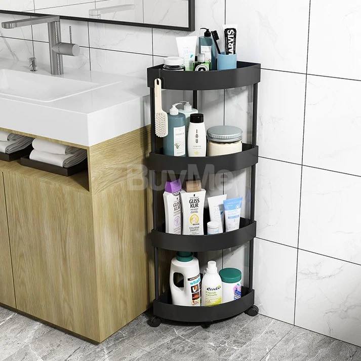4 TIER BATHROOM CORNER STORAGE RACK FOR SALE