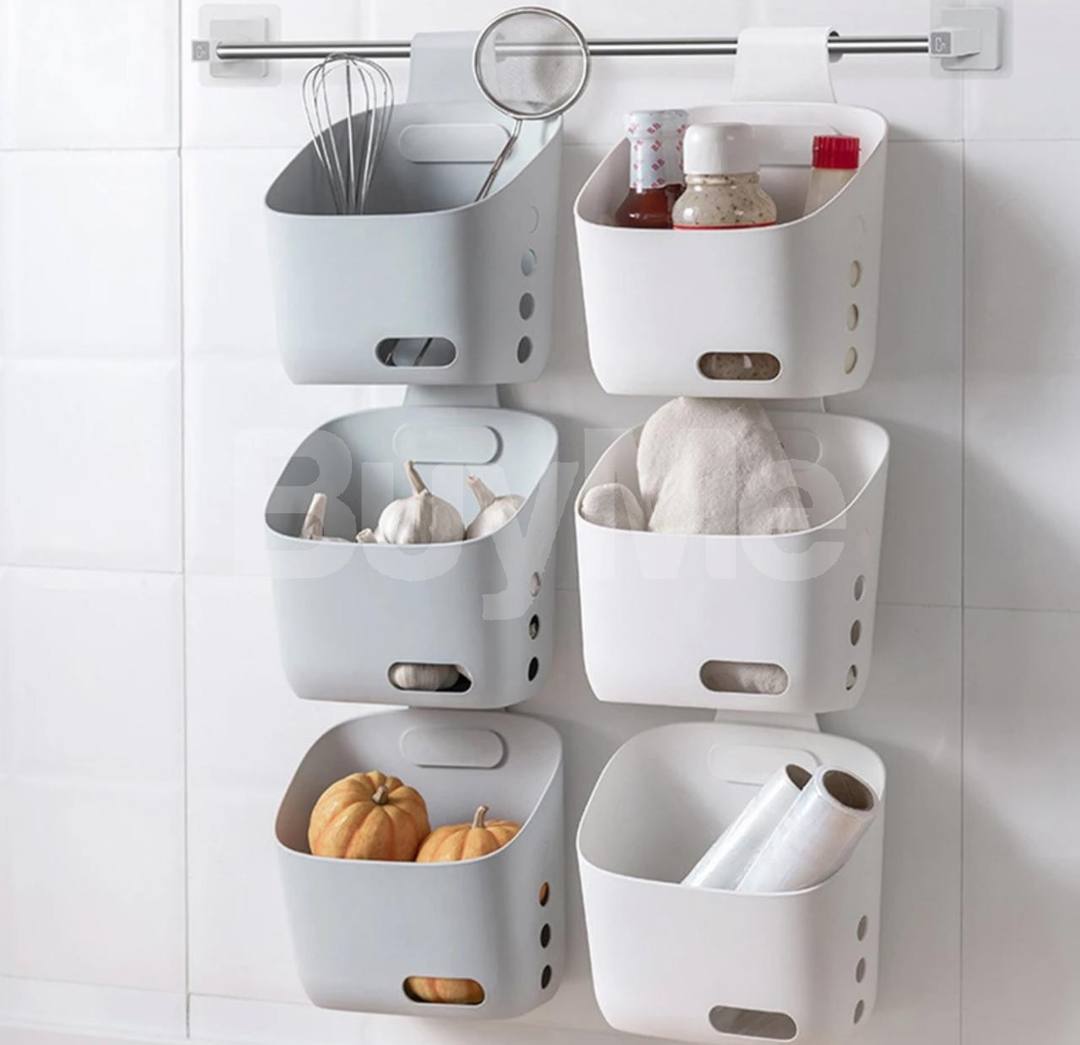 1 PCS BATHROOM HANGING SMALL BASKET TOILET RACK