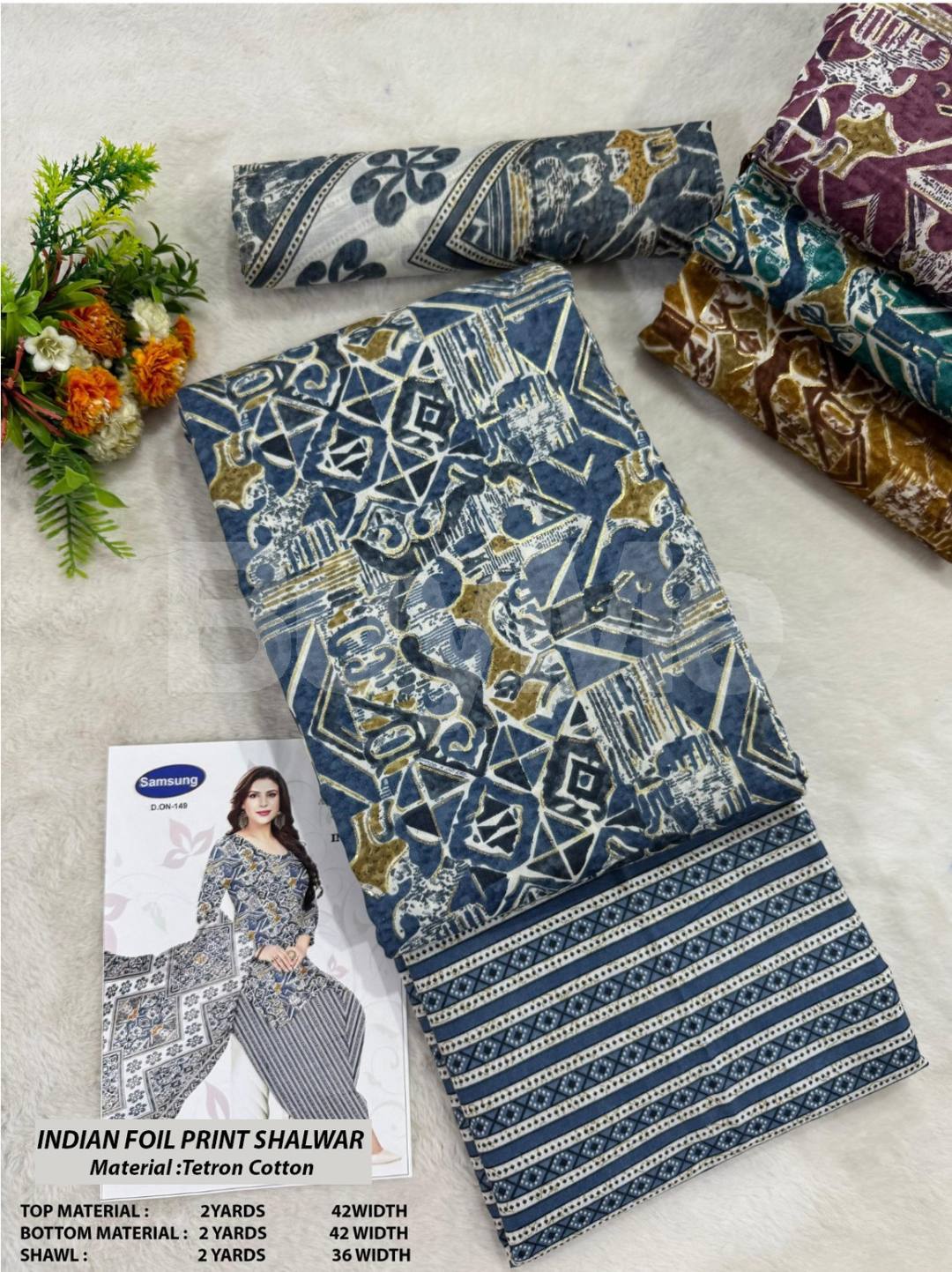INDIAN SALWAR KIT - BLUE
