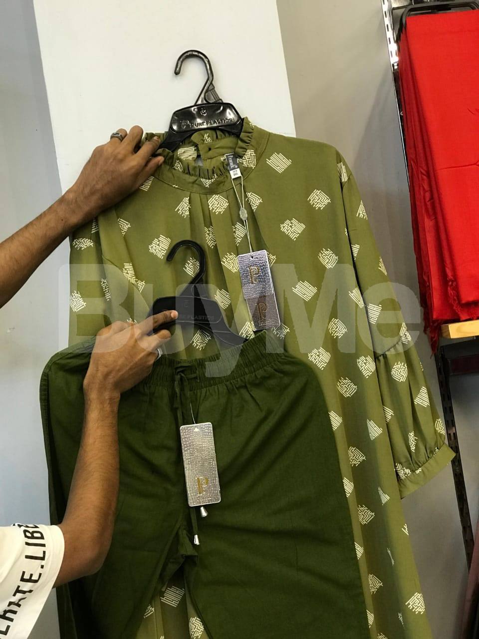 PREMIUM TOP & PLAZA PANT - GREEN