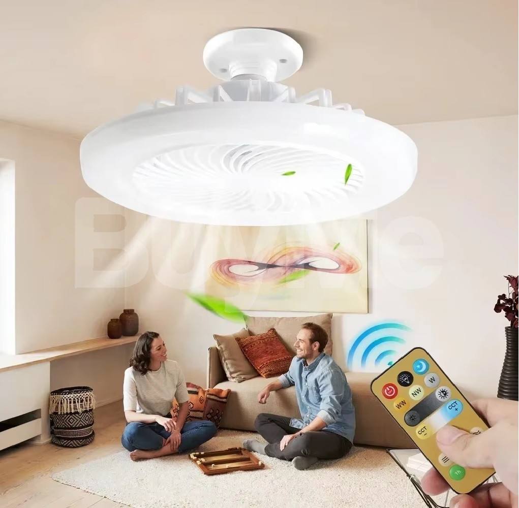 CELILING FAN WITH REMOTE CONTROL LEDLIGHT -E27