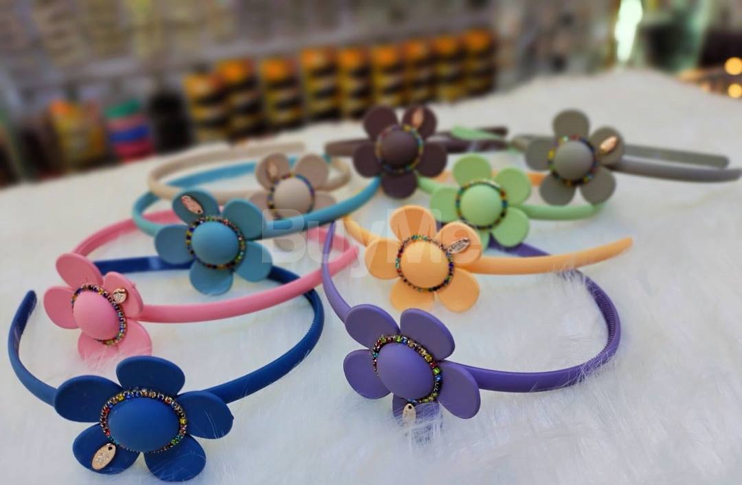 BABY HEADBANDS WITH FLORAL DESIGN