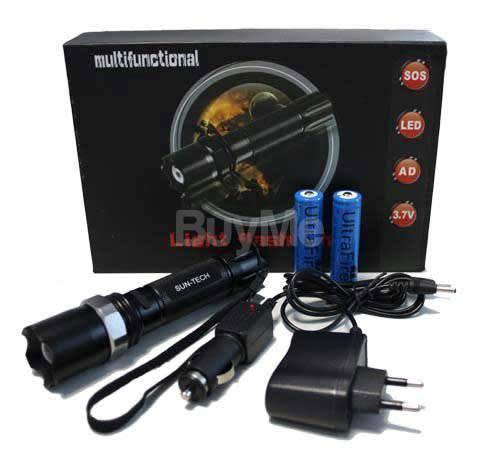 SWAT MULTIFUNCTIONAL RECHARGEABLE FLASH LIGHT