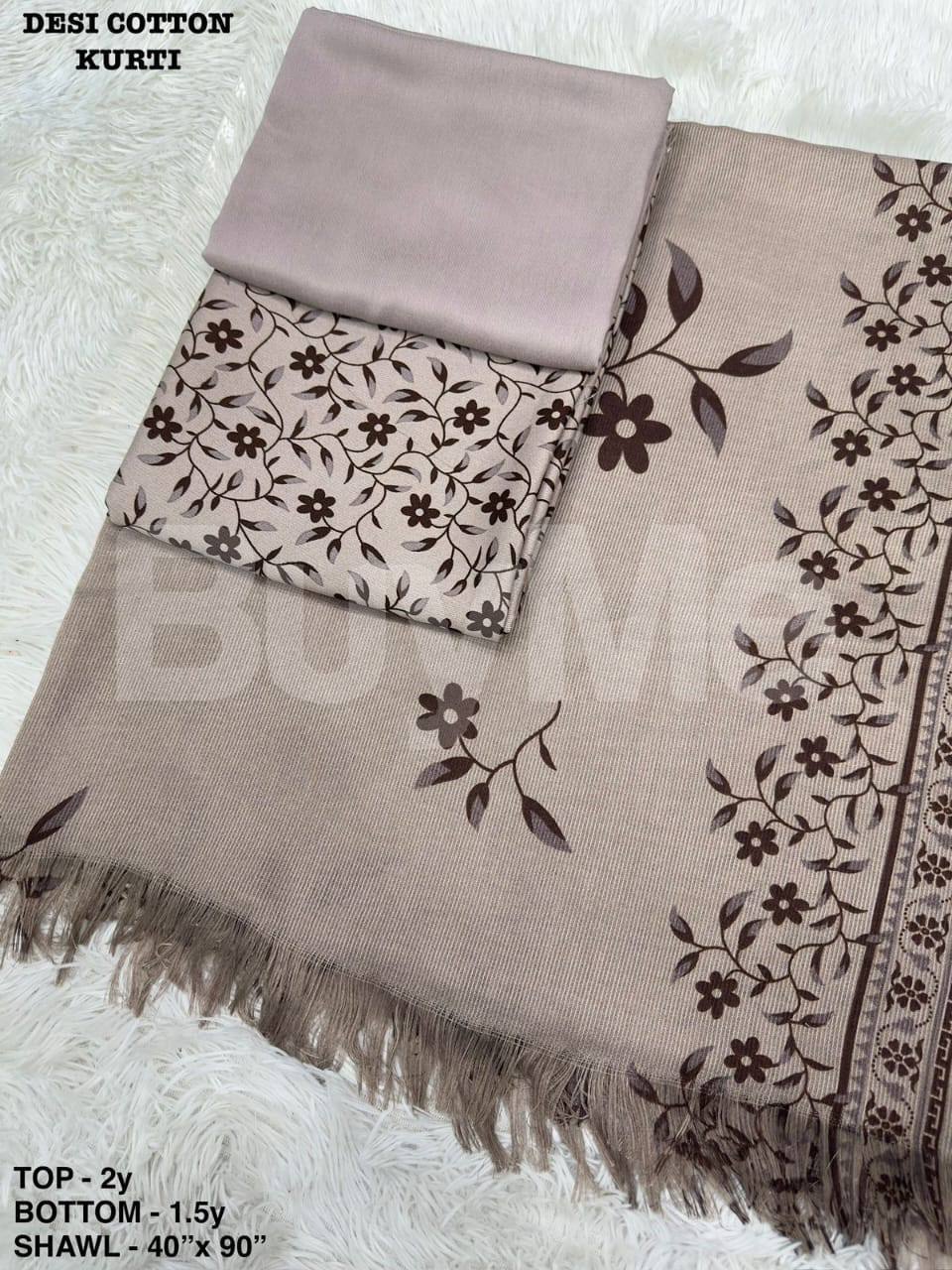 DESI COTTON KURTI SET