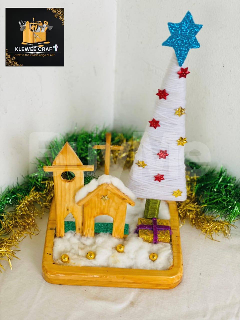 WOODEN CRAFTED CHRISTMAS DECO