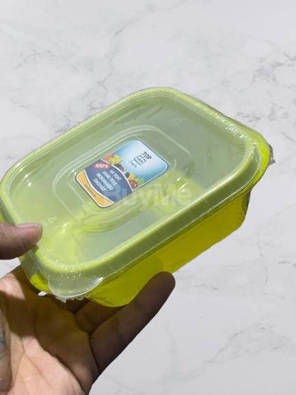 SQUARE SHAPE LUNCH BOX - TT - CR 6201 - GREEN