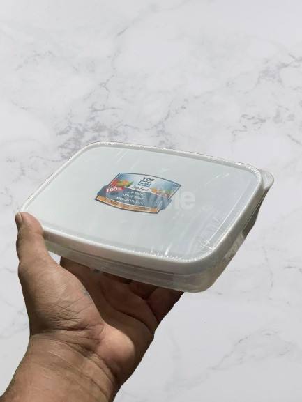 AIRTIGHT FLAT LUNCH BOX - MEDIUM - FT 7501 - GREY