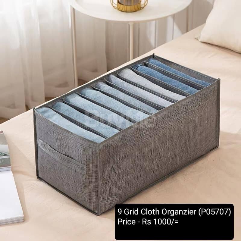 9 GRID CLOTH ORGANIZER
