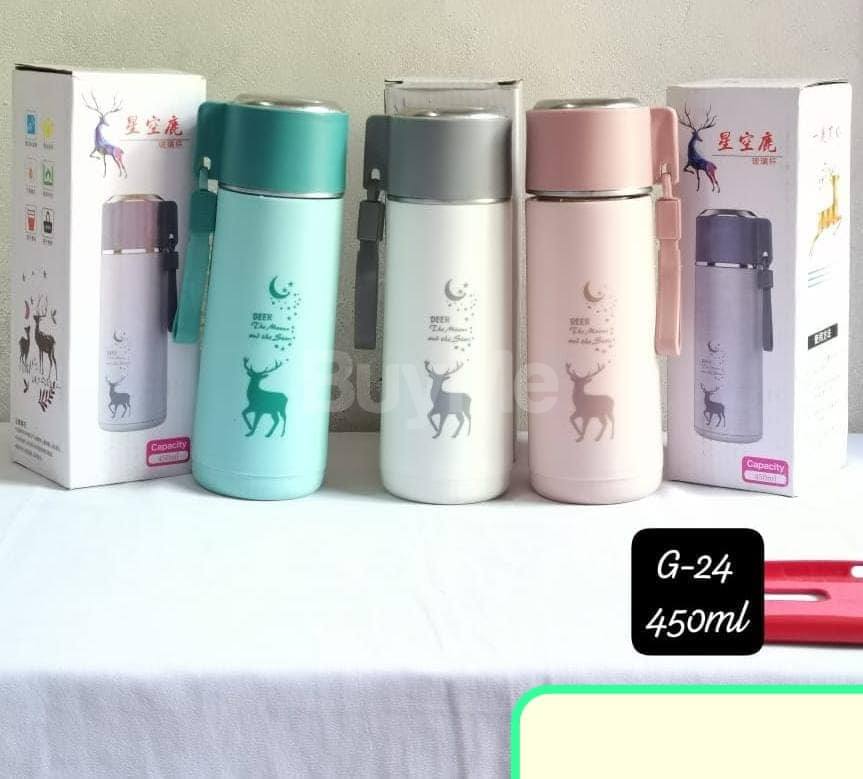 450ML GLASS WATER BOTTLE