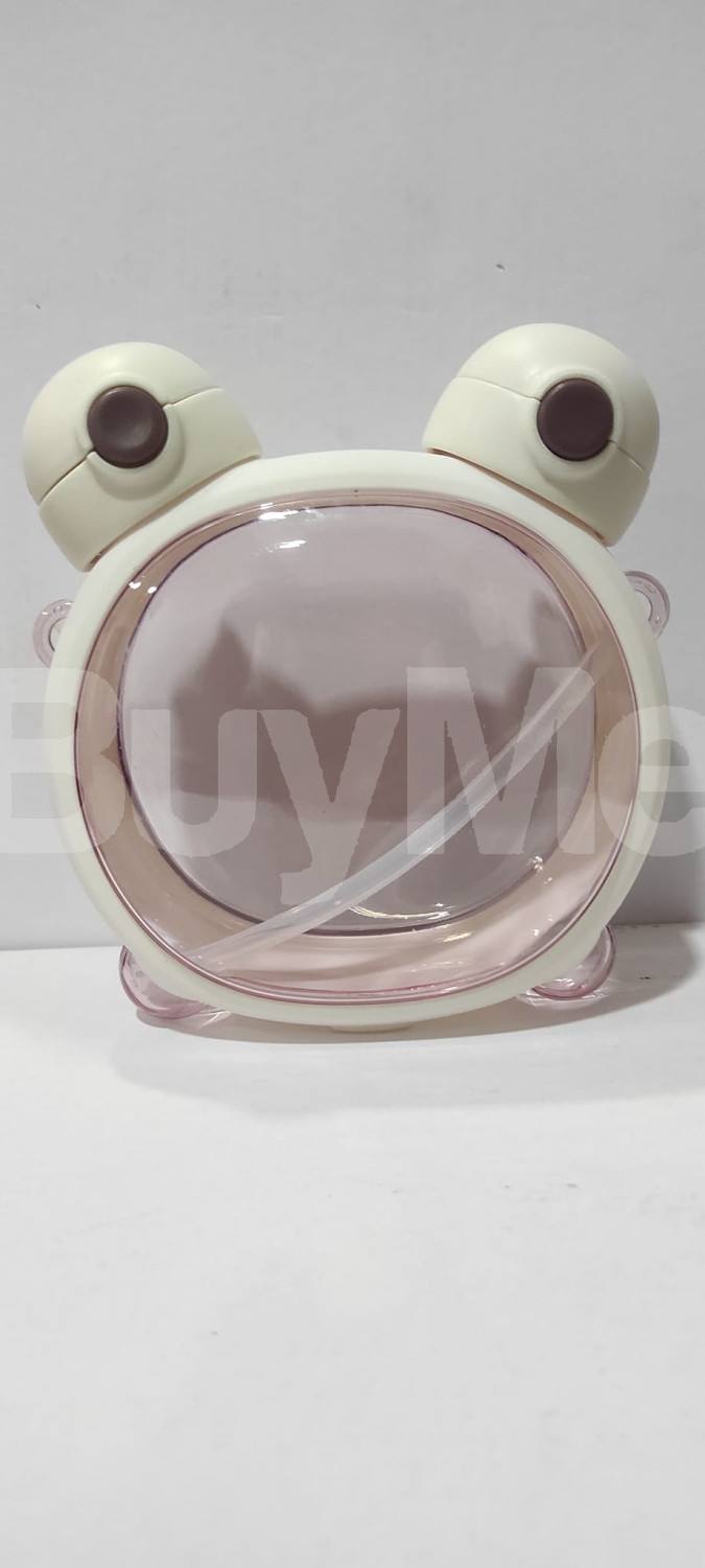 BEAR FACE WATER BOTTLE - WHITE