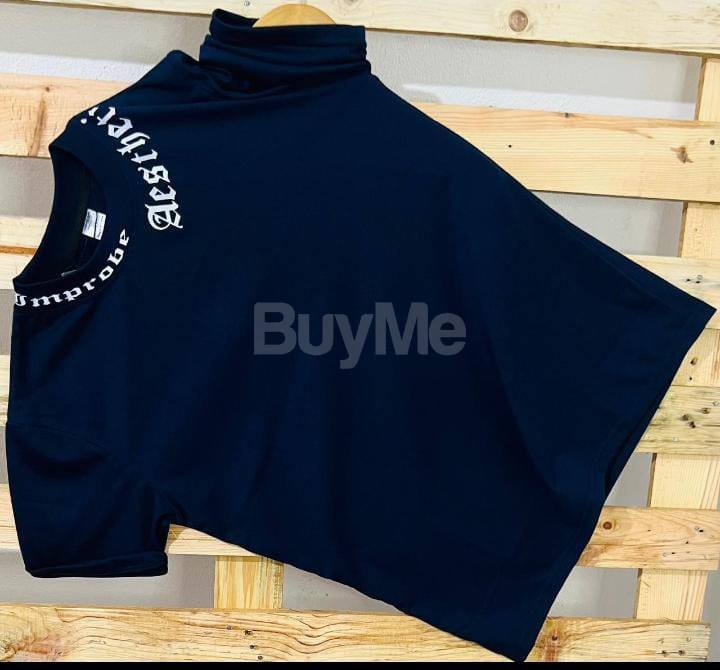 ROB PRINT CREW NECK TSHIRT - DARK BLUE